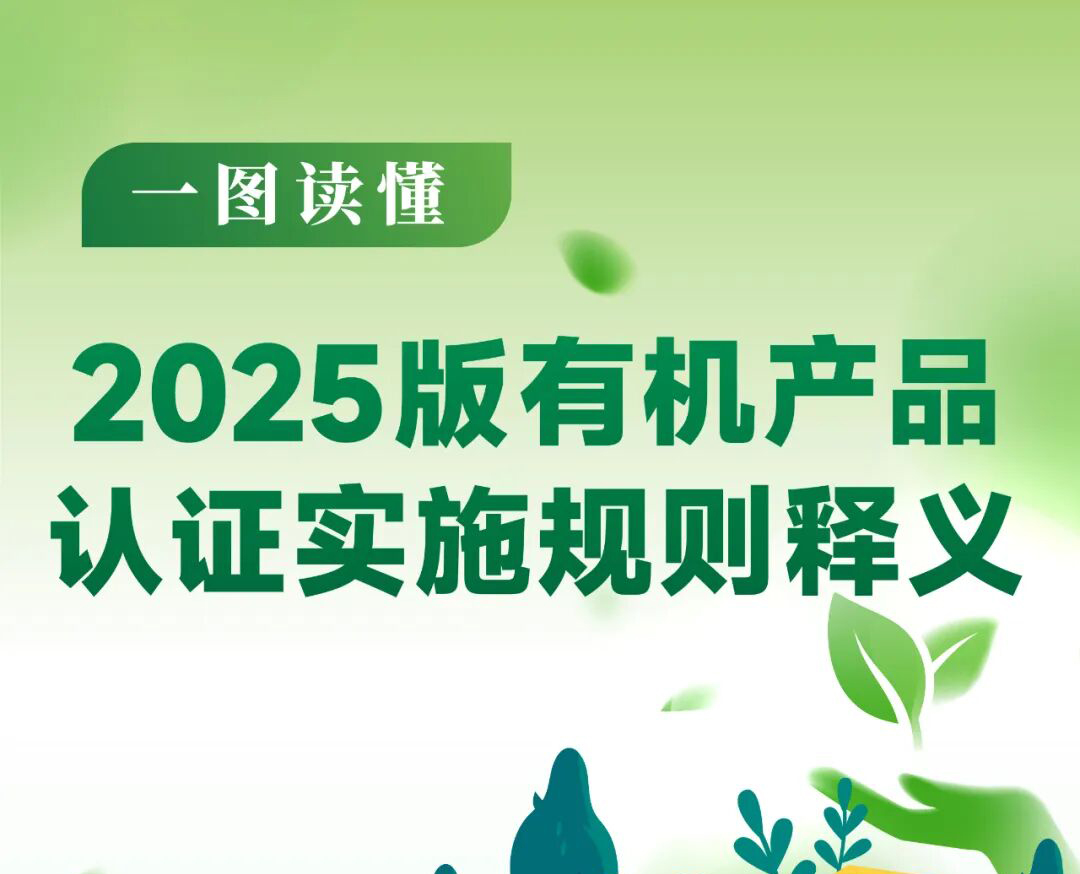 一图读懂 | 2025版有机产品认证实施规则释义 